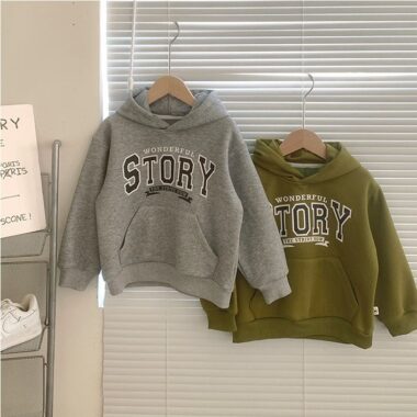 Wholesale Fashion Sports 100% Cotton Kids Hoodies