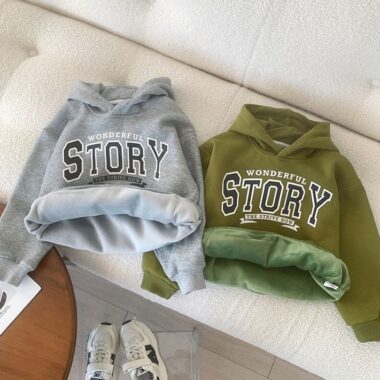 Wholesale Fashion Sports 100% Cotton Kids Hoodies