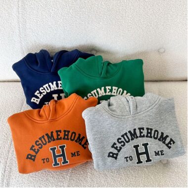 Wholesale Fashion Sports 100% Cotton Kids Hoodies