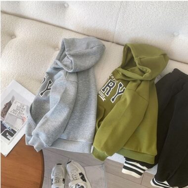 Wholesale Fashion Sports 100% Cotton Kids Hoodies