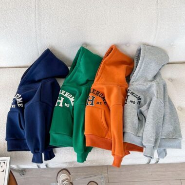 Wholesale Fashion Sports 100% Cotton Kids Hoodies