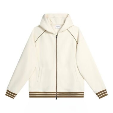 Best-Selling Autumn Retro Cotton Zip Hoodie, Soft & Minimalist Design