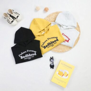 Factory Direct Embroidered Casual Kids Hoodies for Wholesale