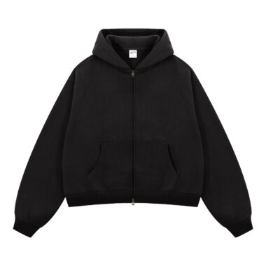 Autumn Winter Fleece Zip Hoodie – Soft and Cozy Design