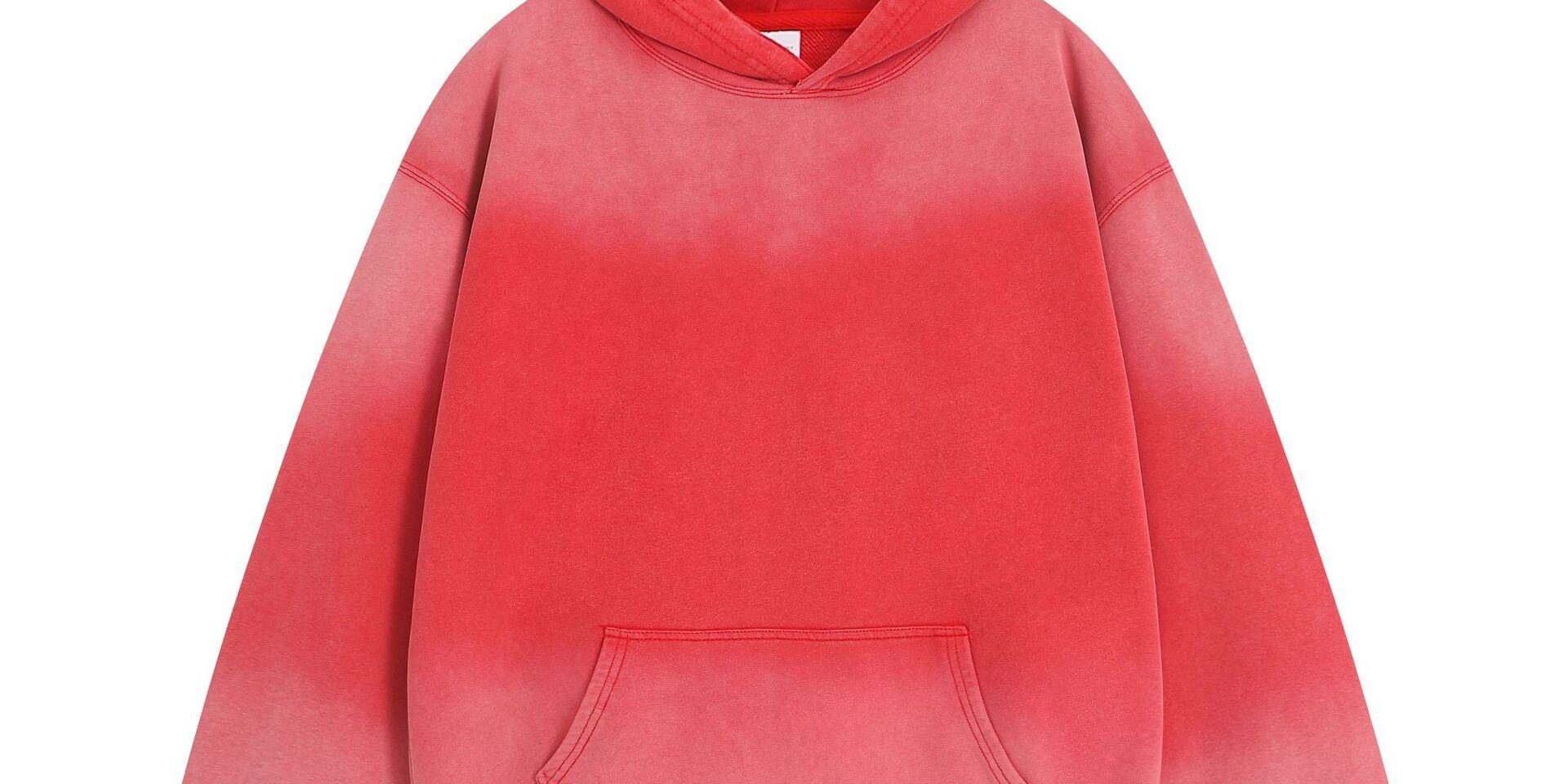 Vintage Gradient Pullover Hoodies for Wholesale