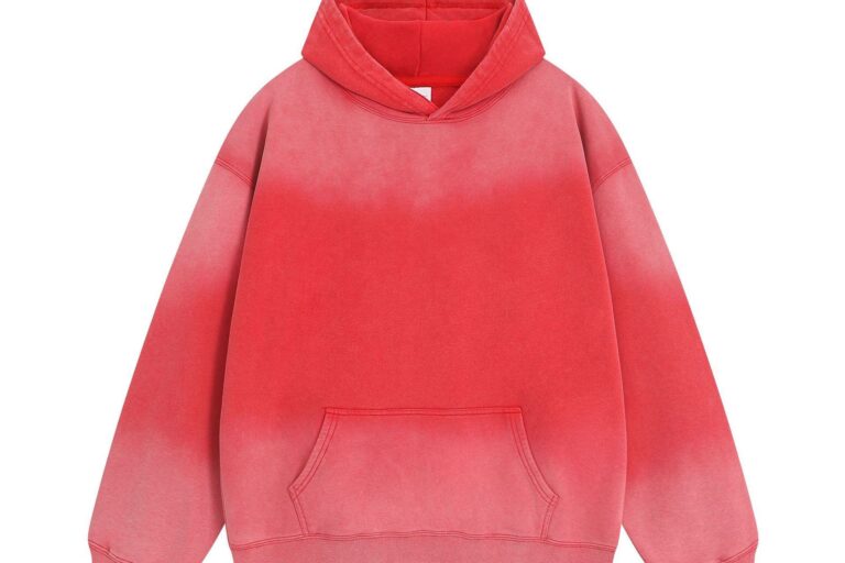 Vintage Gradient Pullover Hoodies for Wholesale