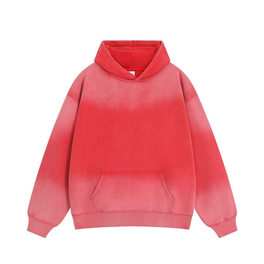 Vintage Gradient Pullover Hoodies for Wholesale