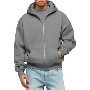 Factory Direct Men’s Fashion Zip Hoodie – Stylish & Comfortable