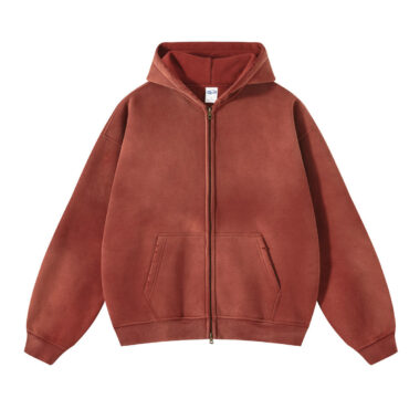 New Vintage Style Zip Hoodie – Fashionable and Comfortable
