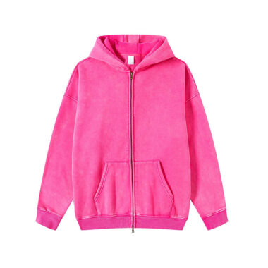 Custom High-Quality Retro Zip Hoodie, Soft and Durable Design
