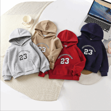 Custom Logo Soft Kids Hoodies for Wholesale