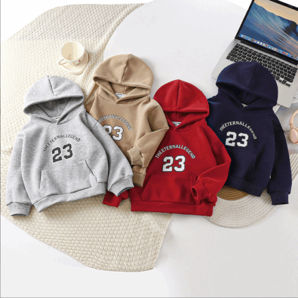 Custom Logo Soft Kids Hoodies for Wholesale