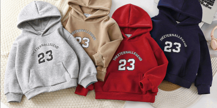 Custom Logo Soft Kids Hoodies for Wholesale