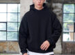 Premium Fleece Lined Men's Oversized Hoodie – Solid Color