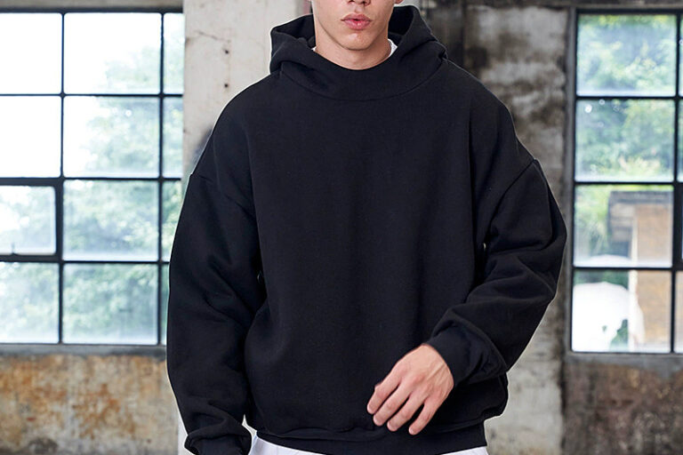 Premium Fleece Lined Men's Oversized Hoodie – Solid Color