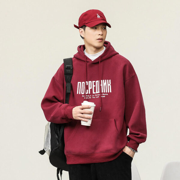 High-Quality Printed Plus Size Pullover Hoodies