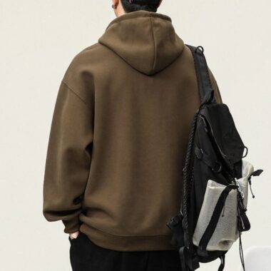 High-Quality Printed Plus Size Pullover Hoodies