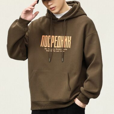 High-Quality Printed Plus Size Pullover Hoodies