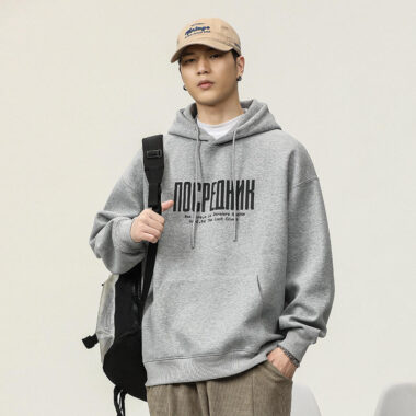 High-Quality Printed Plus Size Pullover Hoodies