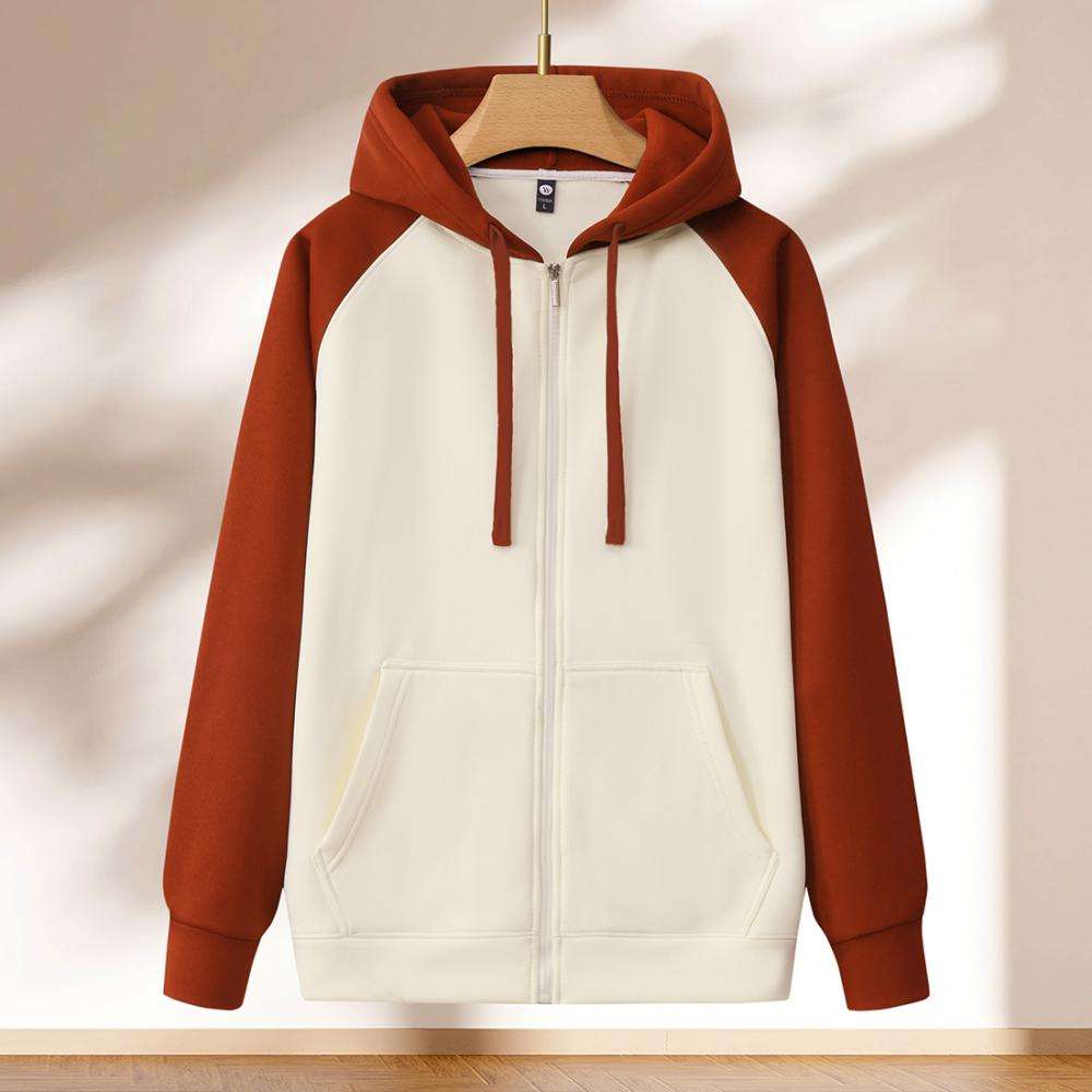 Unisex Casual Colorblock Pullover Hoodies