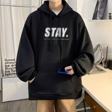 Autumn Winter Fleece Pullover Hoodies for Men and Women