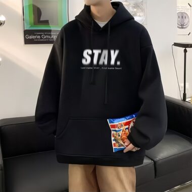 Autumn Winter Fleece Pullover Hoodies for Men and Women