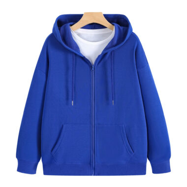 Custom Cotton Streetwear Zip Hoodie, Soft & Stylish Design