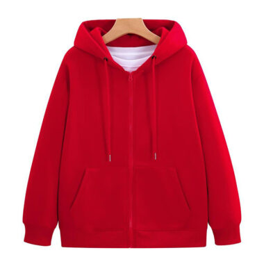 Custom Cotton Streetwear Zip Hoodie, Soft & Stylish Design