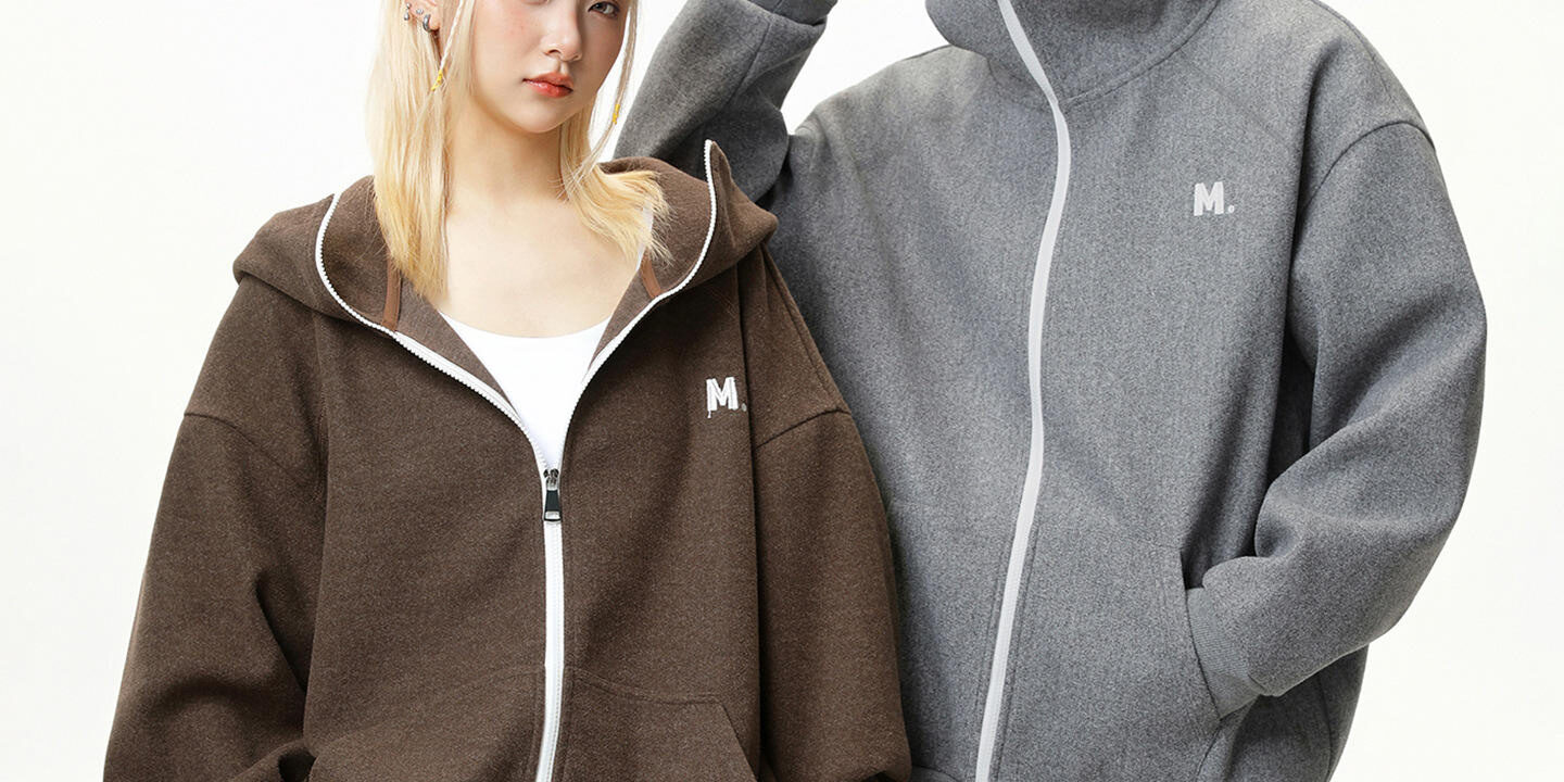 Autumn Vintage Oversized Unisex Zip Hoodie – Comfortable Streetwear Style