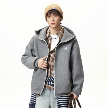 Autumn Vintage Oversized Unisex Zip Hoodie – Comfortable Streetwear Style