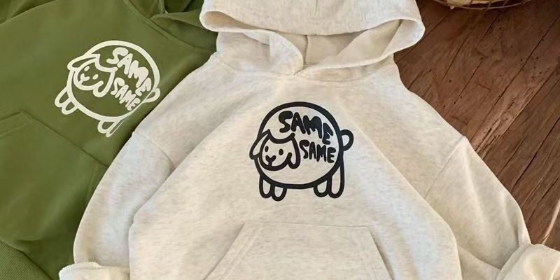 Loose casual cartoon spring autumn hoodie for kids wear