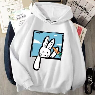 Cute cartoon loose men’s autumn casual pullover hoodie