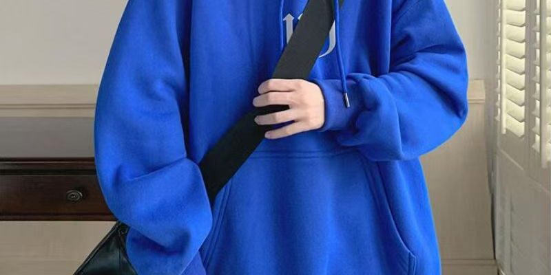 Heavyweight cotton American style men’s oversized hoodie