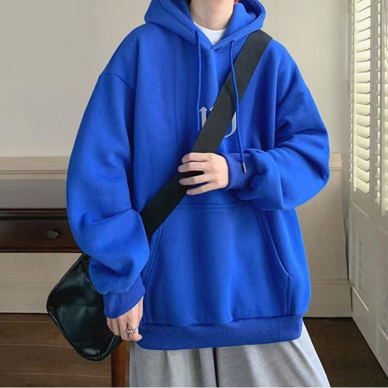 Heavyweight cotton American style men’s oversized hoodie