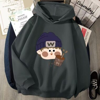 Stylish versatile men’s autumn casual pullover hoodie