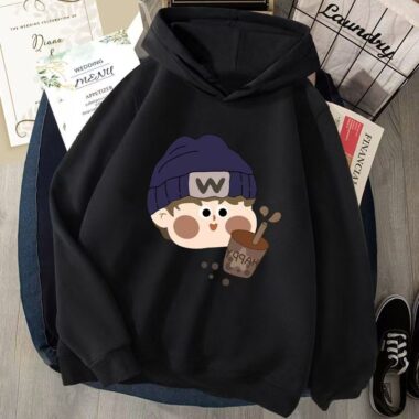 Stylish versatile men’s autumn casual pullover hoodie