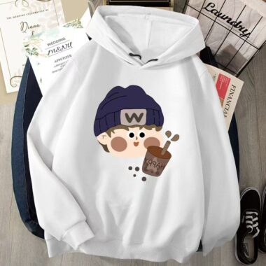 Stylish versatile men’s autumn casual pullover hoodie