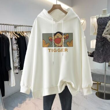 Thick cotton loose autumn winter women’s oversized hoodie
