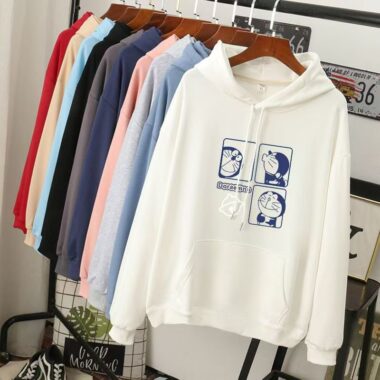 Loose plus size women’s autumn casual pullover hoodie