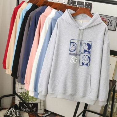 Loose plus size women’s autumn casual pullover hoodie