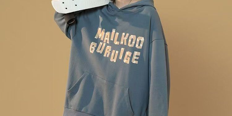 Plus size split hem loose women’s spring autumn oversized hoodie