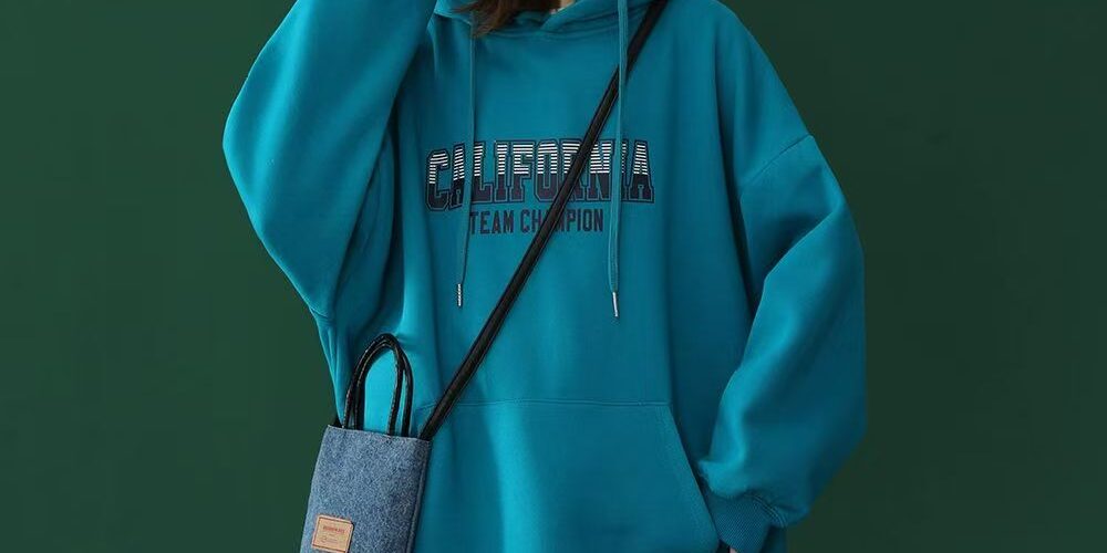 Thick loose women’s autumn winter oversized fleece hoodie