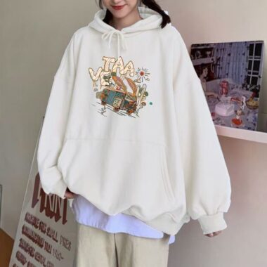 Thick loose fashion autumn winter oversized hoodie for women