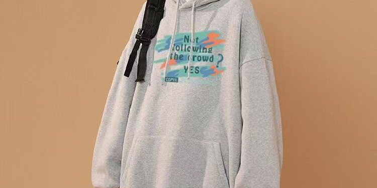 Thick loose women’s autumn winter oversized fleece hoodie